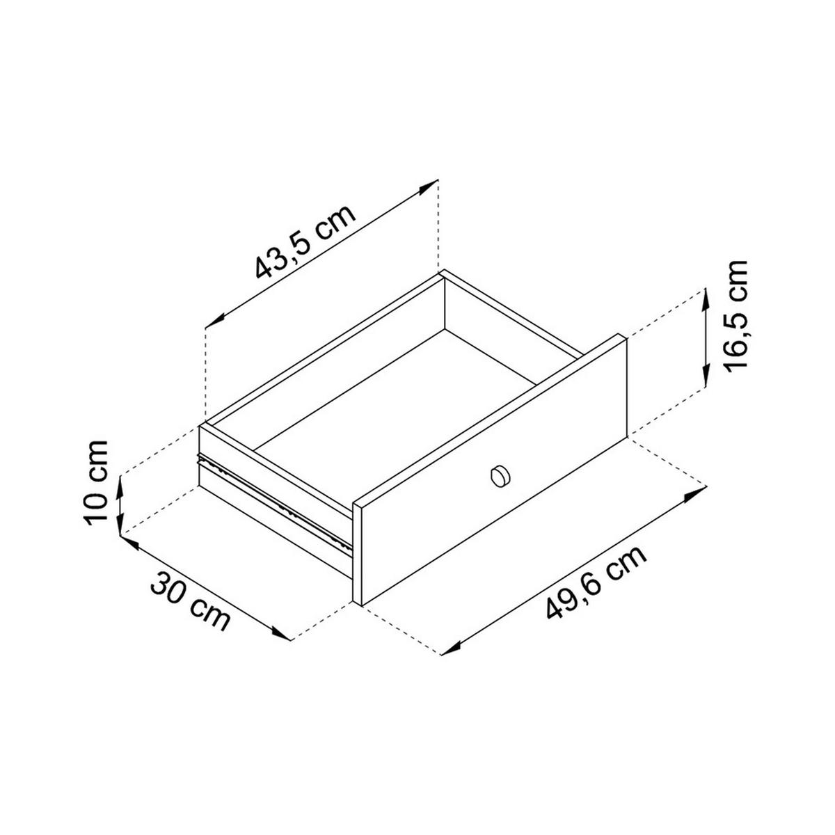 TV stolek Monne tmavě modrý 153/56/39 cm - černá/zlatá, kov/kompozitní dřevo (153.4/56.2/39cm) - Selsey