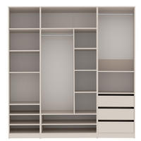 KLEIDERSCHRANK OFFEN TRES SET E/C CASHMERE 200/206/51 cm - Kaschmir, Holzwerkstoff (200/206/51cm) - Marmex Möbel
