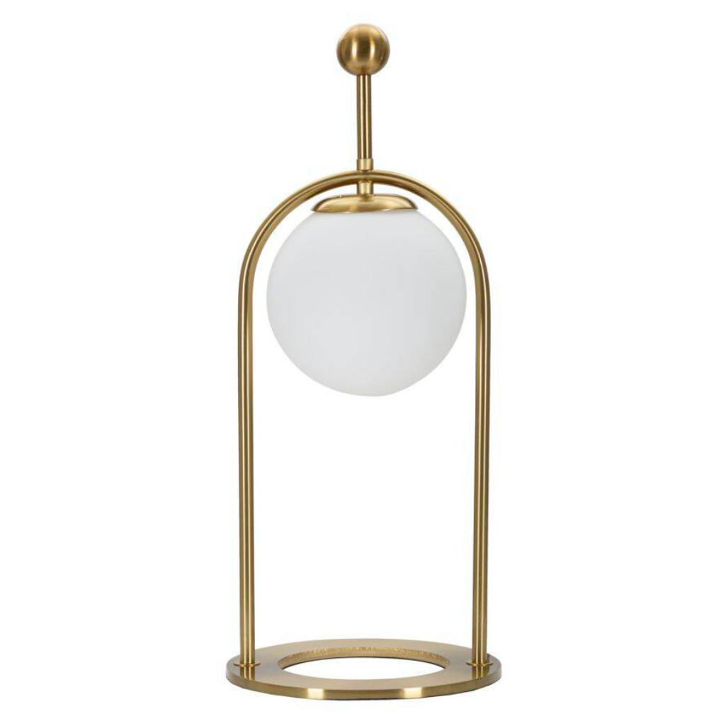 TISCHLEUCHTE Glamy Arc 50 cm - Goldfarben, Metall (21/21/50cm) - Mauro Ferretti