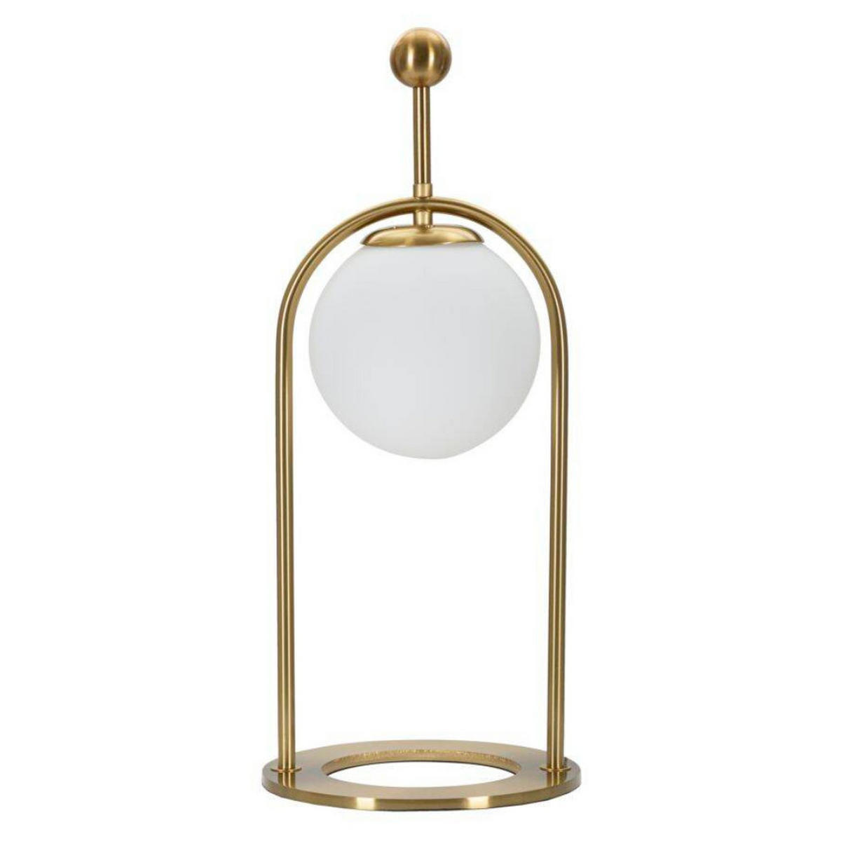 TISCHLEUCHTE Glamy Arc 50 cm - Goldfarben, Metall (21/21/50cm) - Mauro Ferretti