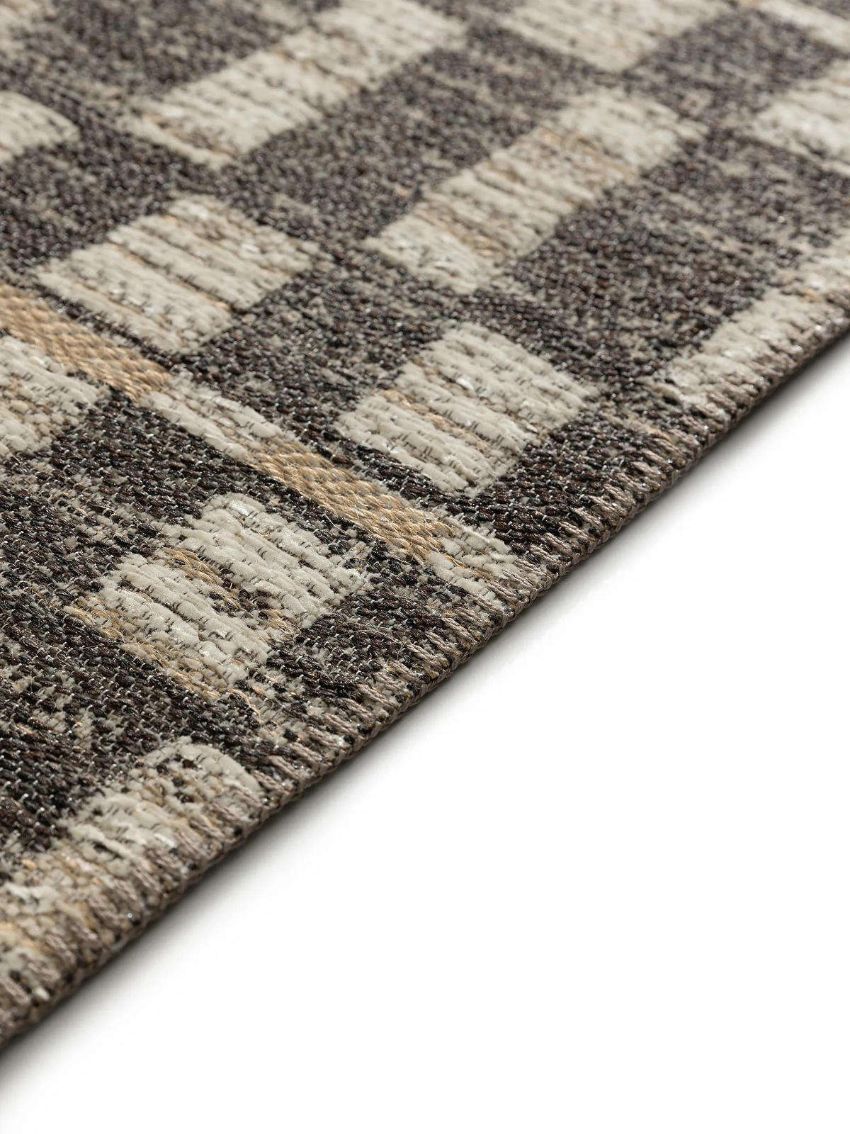 FLACHGEWEBETEPPICH Elena Beige/Braun 120x170 cm - Beige, Textil (120/170cm) - benuta Nest