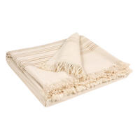 HAMMAM-TUCH Cancun leinen 90 x 180 cm - Braun, Textil (90/180cm) - Vivaraise