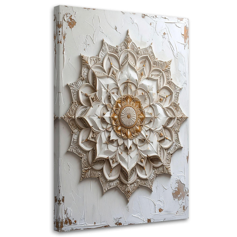 Feeby Leinwandbild Beige 60x90 cm