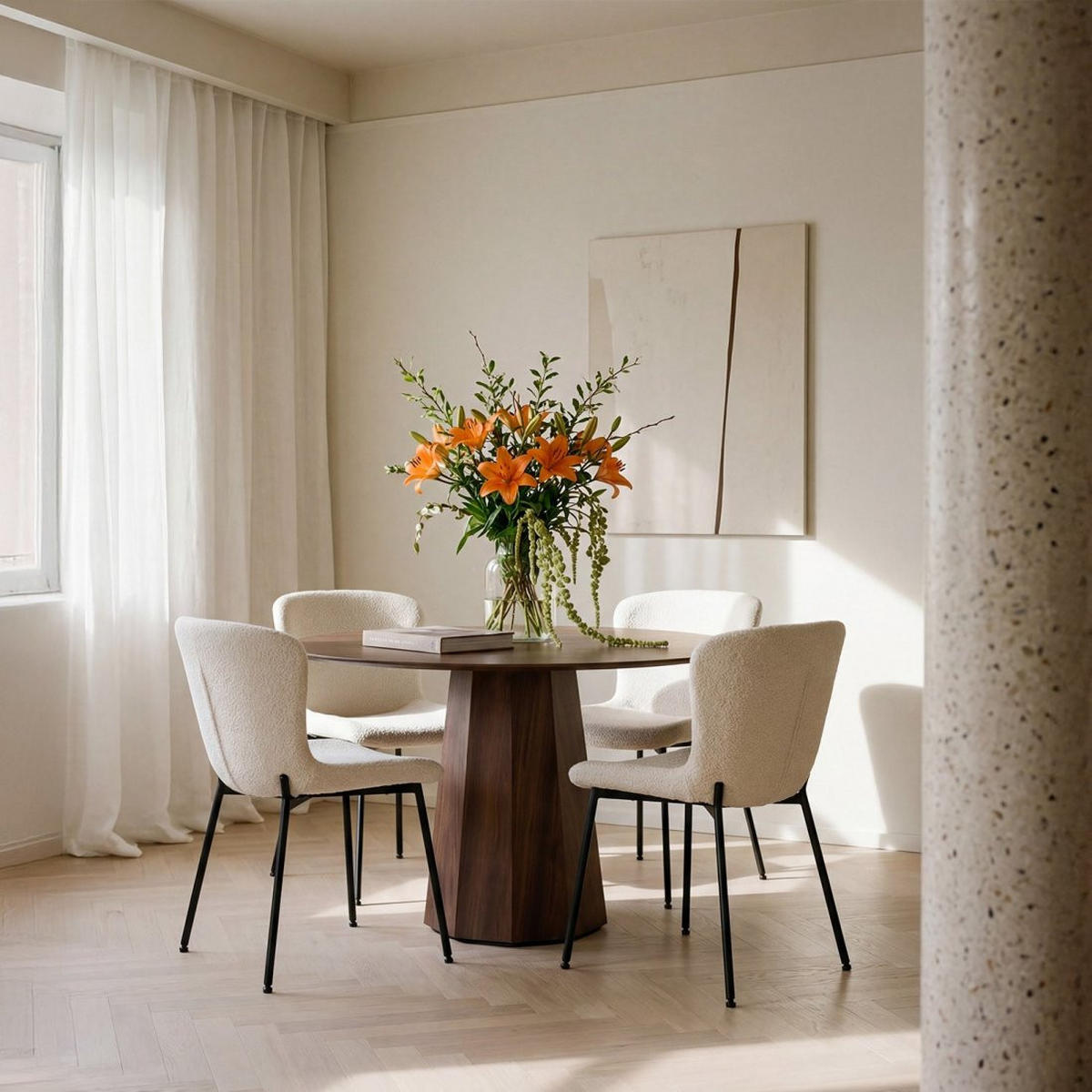 ESSZIMMERSTUHL Ari Beige 50 cm x 80 cm 4er-Set - Beige, Textil (50/80/59cm) - Klast Home