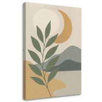 LEINWANDBILD Abstraktion 30x45cm - Beige, Textil (30/45cm) - Feeby