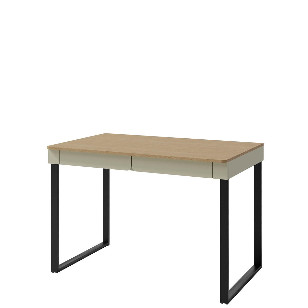 JUGENDZIMMER Laris Set B mit Bett 90 x 200 - Eukalyptus / Eiche Baltic Dune - Eukalyptusholzfarben/Eichefarben, Holzwerkstoff/Metall (145/195/50cm)