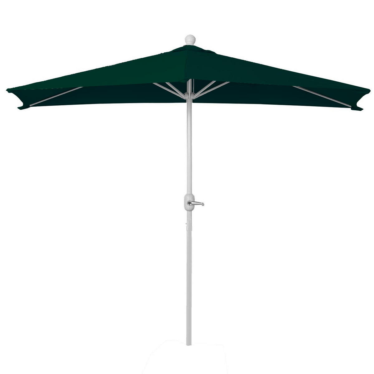 SONNENSCHIRM I HALBRUND UV 50+ Grün - Grün, Textil (260/135cm) - MCW