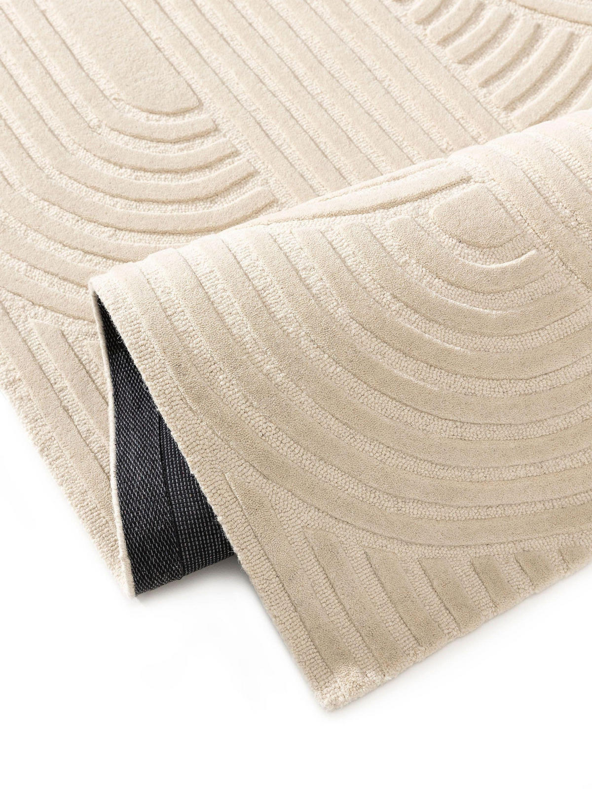 WOLLTEPPICH Nuria Cream 120x170 cm - Creme, Textil (120/170cm) - benuta Pure