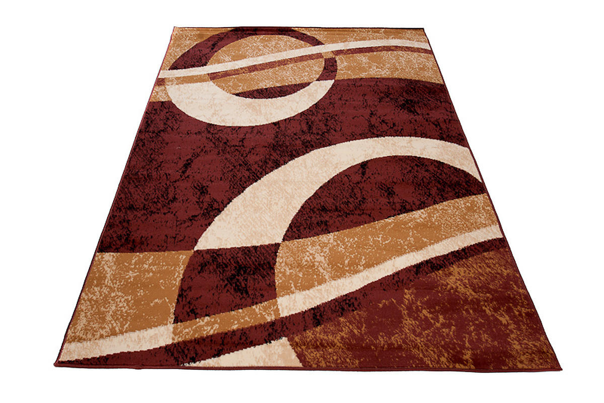 TEPPICH DREAM Braun Creme 130/190 cm - Creme/Braun, Textil (130/190cm) - Tapiso