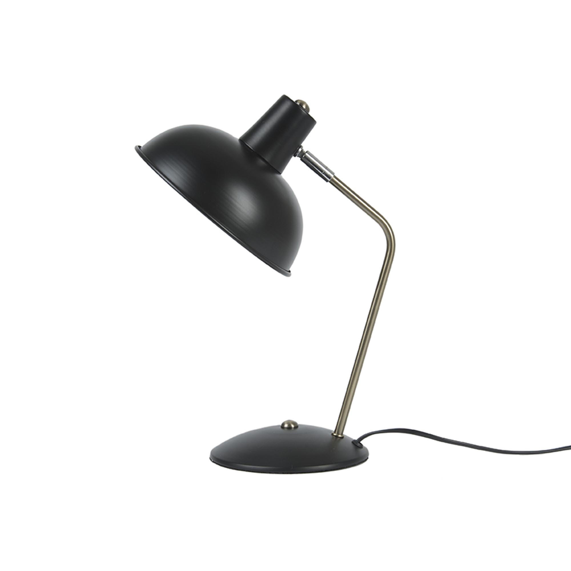 TISCHLAMPE Hood 26/20/38 cm - Schwarz, Metall (26/20/38cm) - Leitmotiv