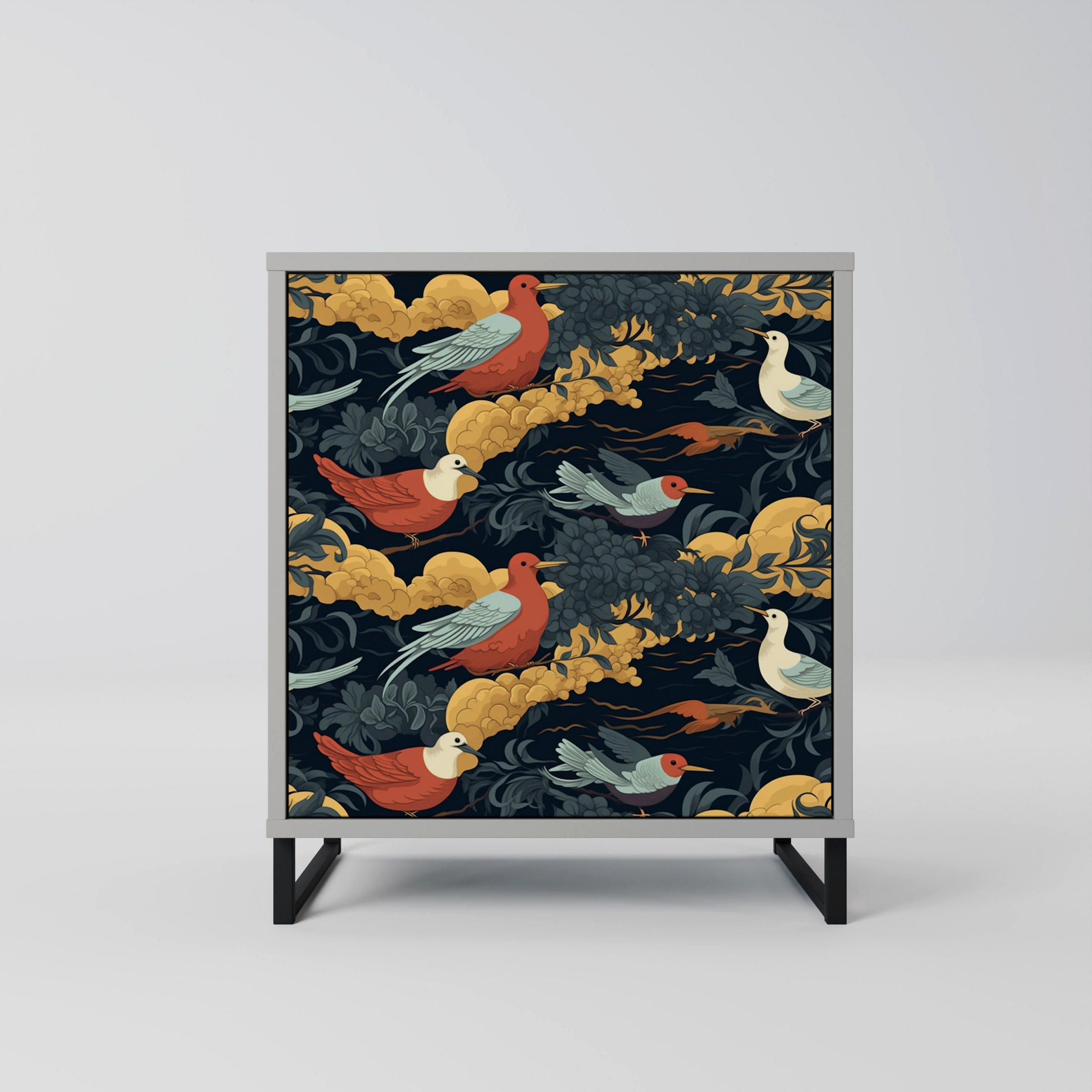 SpaceRebels Sideboard Grau 57.5x67.5x42 cm