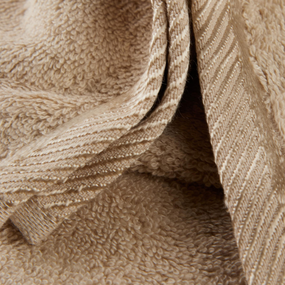 BADETUCH Bambo - Beige, Textil (70/130cm) - home&you