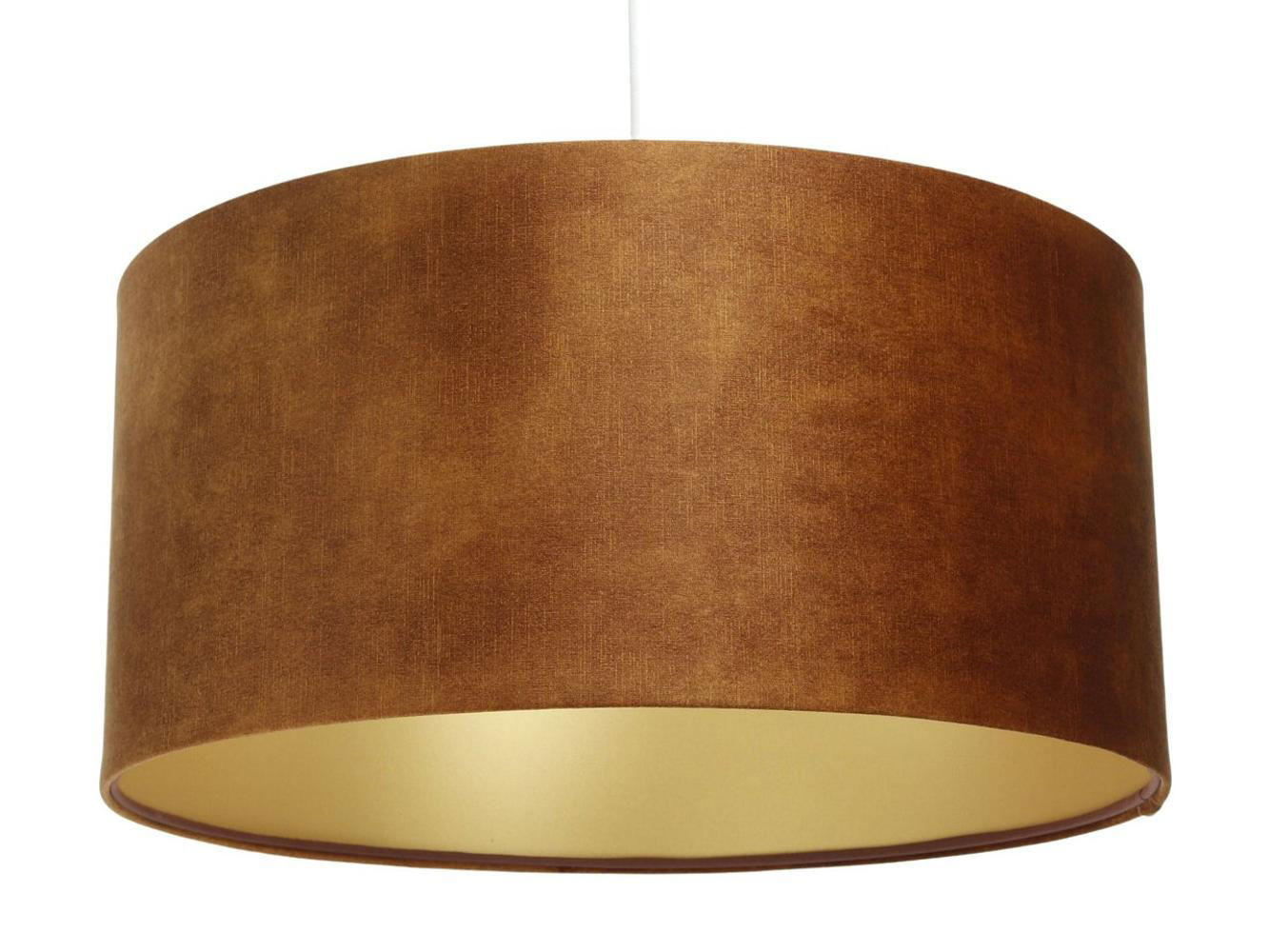 HÄNGELEUCHTE Gold 50/25 cm - Goldfarben/Braun, Kunststoff (50/0.6/25cm) - ONZENO