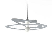 HÄNGELEUCHTE - Grau, Metall (34/40/7.5cm) - Lumicom