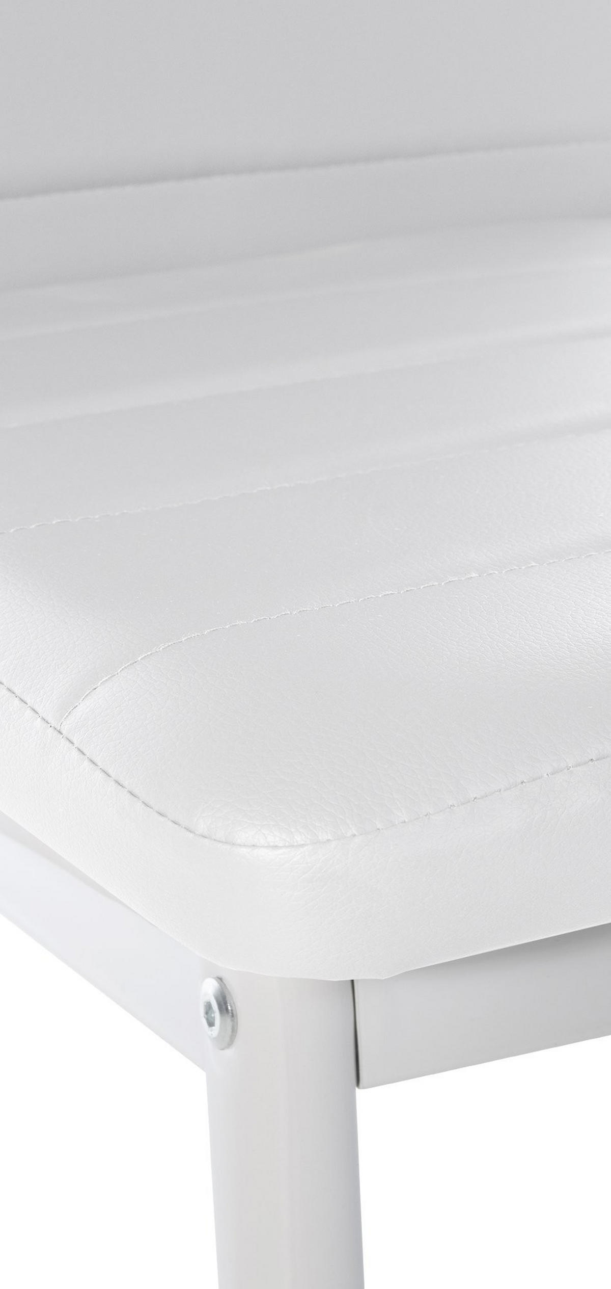 ESSZIMMERSTUHL Mayfair 99x41,5x40 cm weiß - Weiß, Kunststoff (41.5/99/40cm) - furnicato