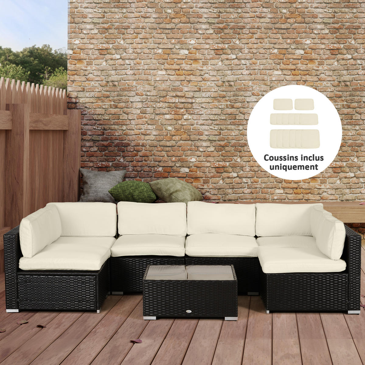 SESSELAUFLAGEN Creme 1 Stück - Beige, Kunststoff (8/65/65cm) - GiPP