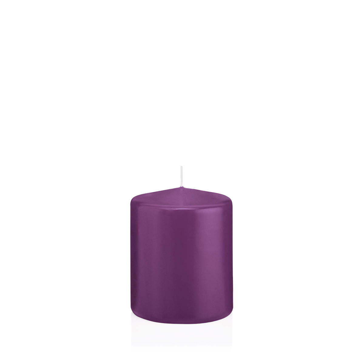 STUMPENKERZEN Brombeere Ø 78 x 100 mm, 8 Stück - Brombeere, Paraffin (8/10cm) - Wiedemann Kerzen