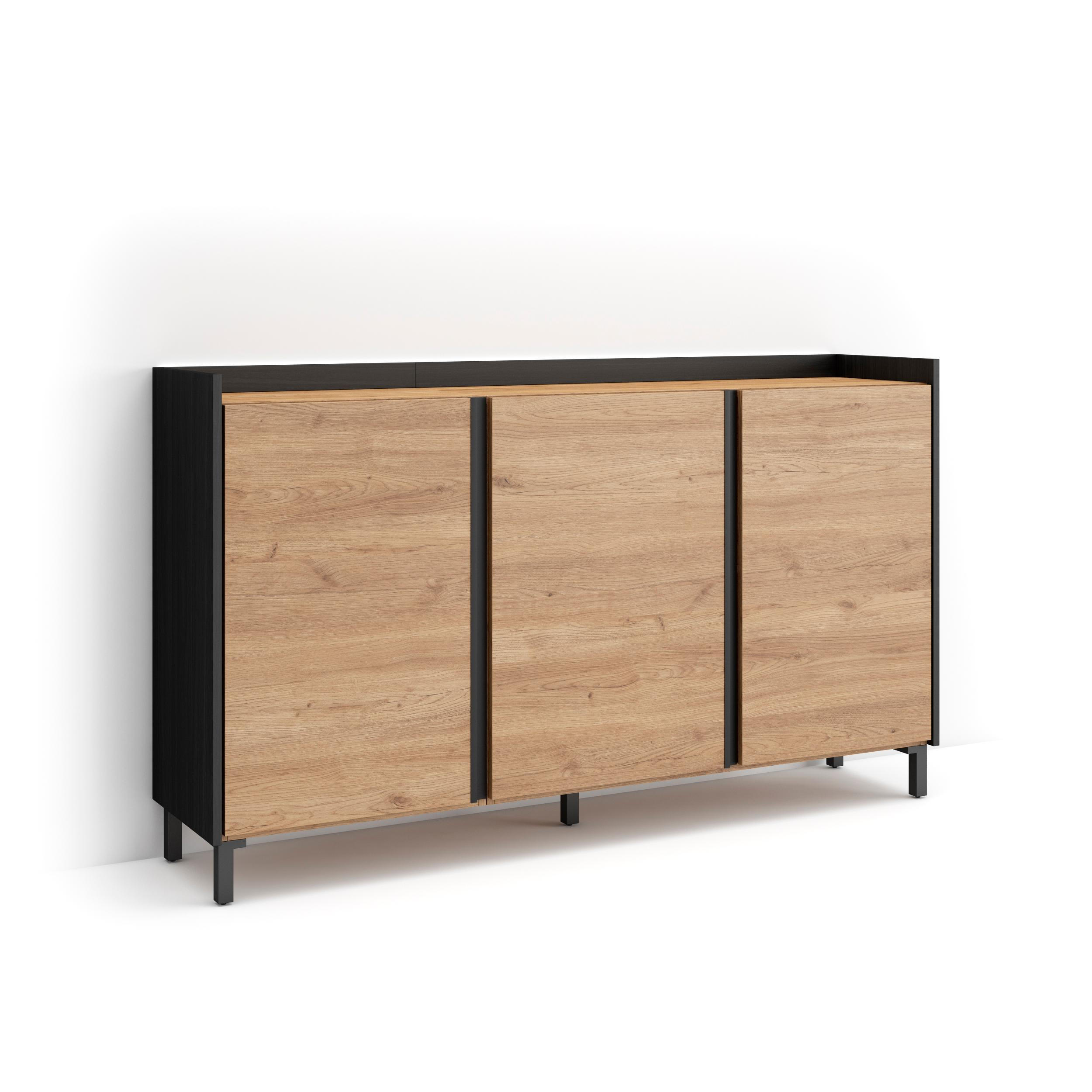 Skraut Home Sideboard, Eiche 156x91x35 cm