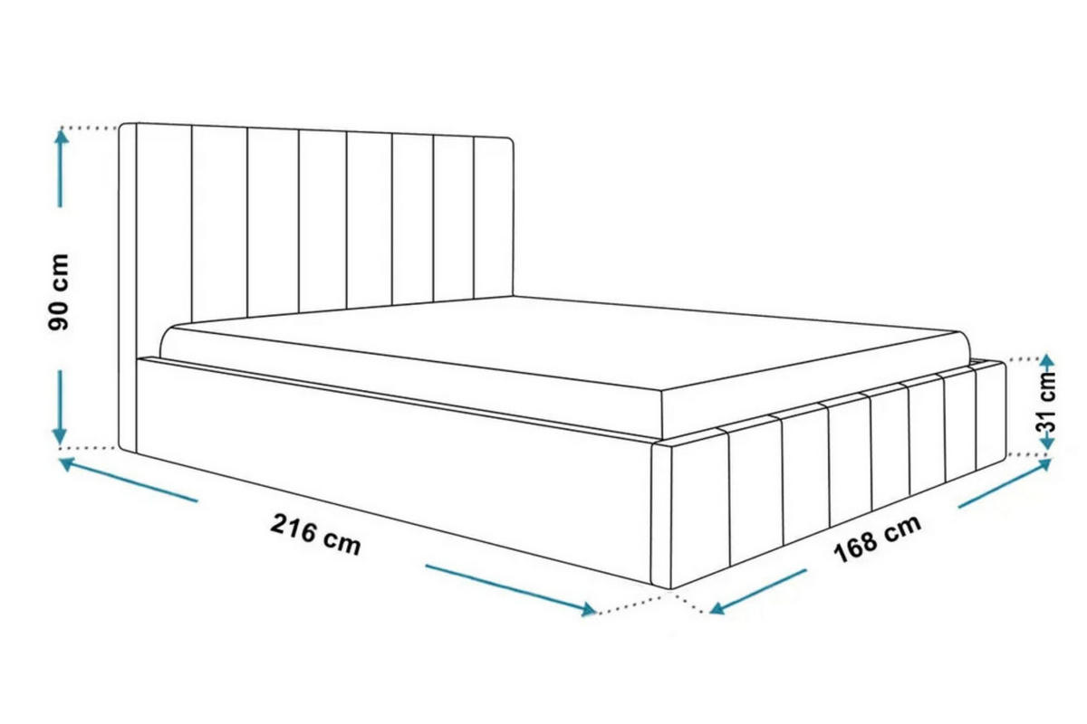POLSTERBETT SIM 10 mit Kopfteil, 160 x 200 cm mit Bettkasten und Lattenrost aus Holz, Velourstoff, Farbe: Grau - Grau, Holz/Kunststoff (160/200cm) - Sepro Meble