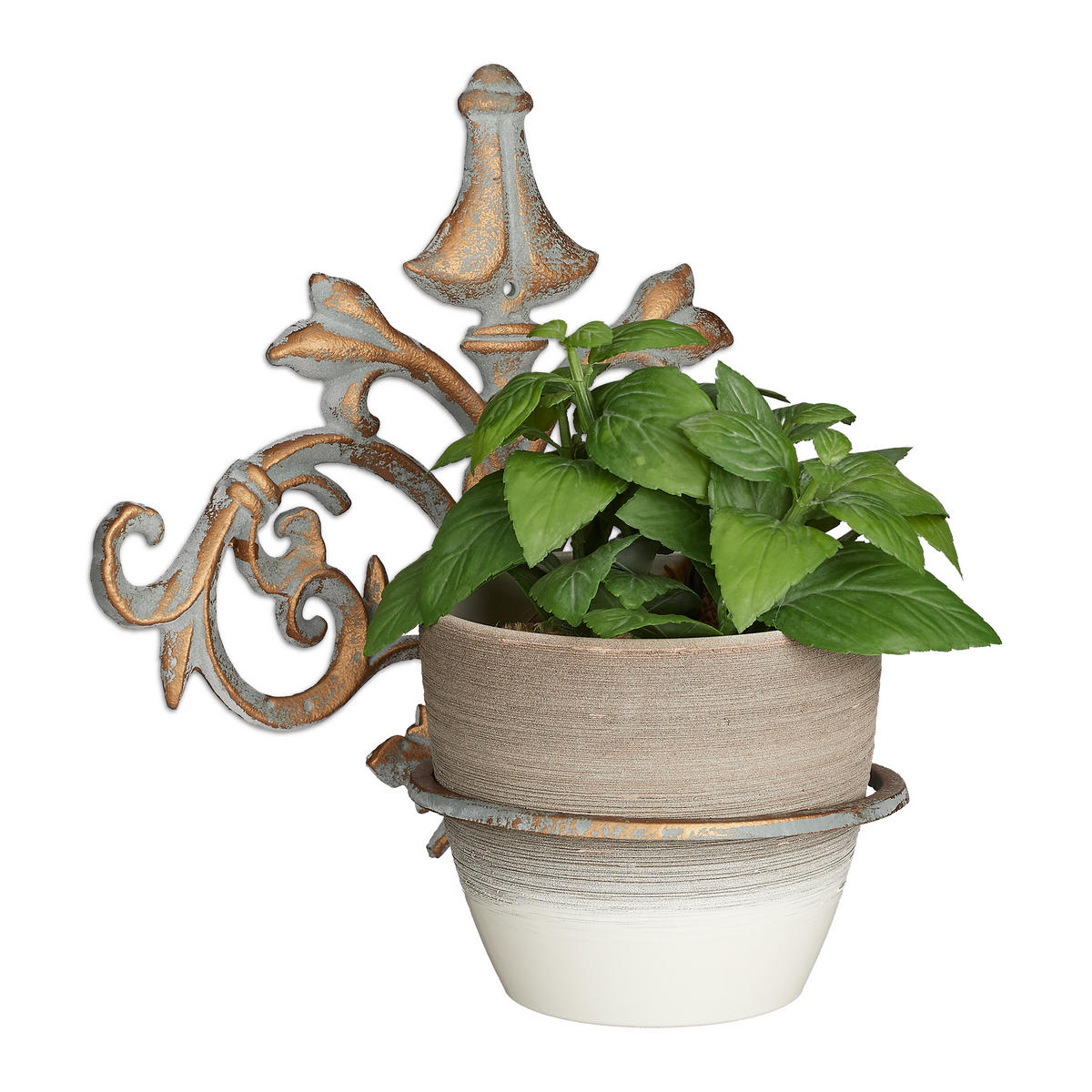 BLUMENHALTER - Multicolor, Metall (30/27.5/19cm) - Relaxdays