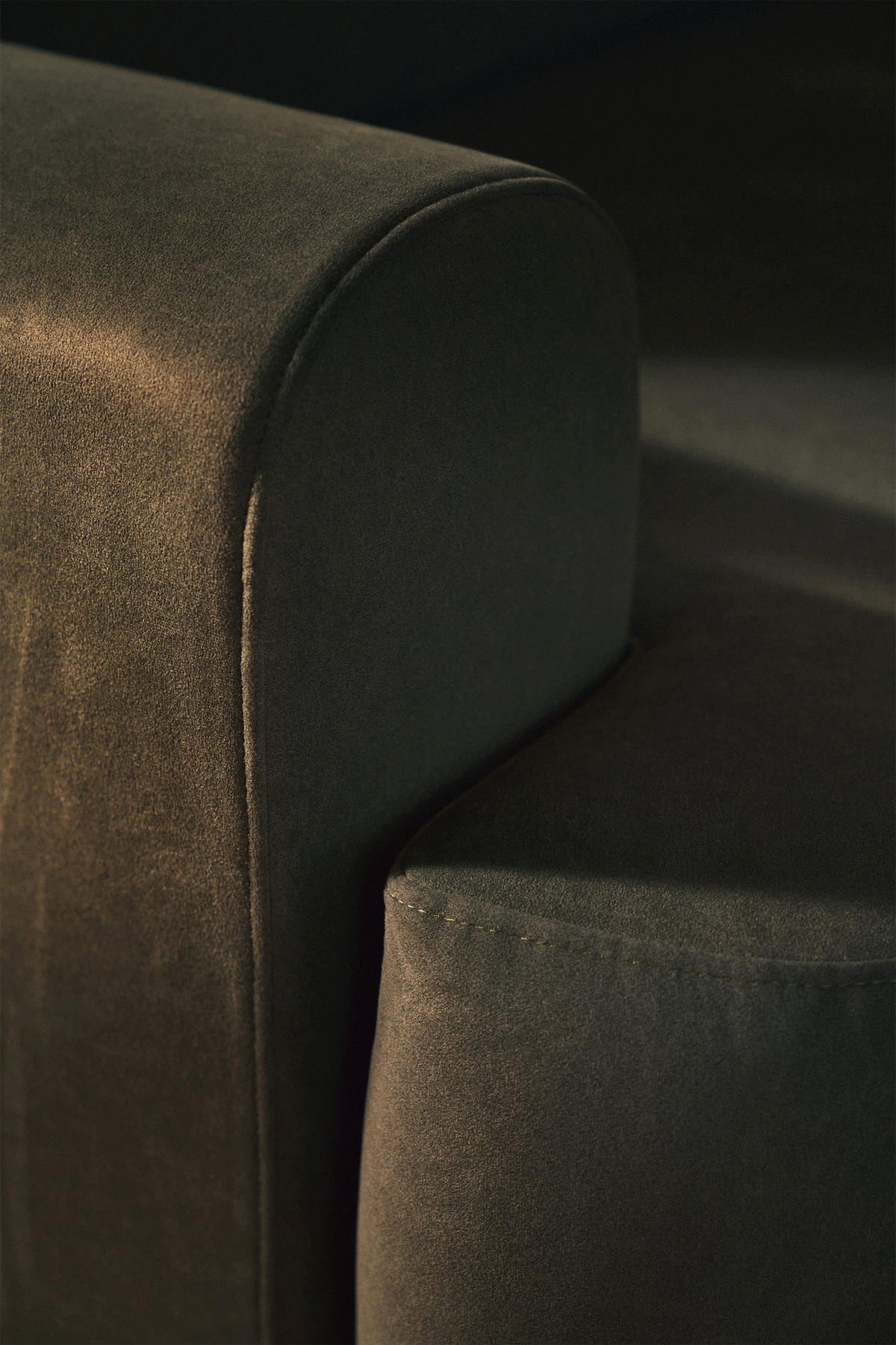 ROHOVÁ POHOVKA Ovo Béžový manšestr univerzální s úložným prostorem - černá/olivově zelená, textil/plast (245/245cm) - Selsey