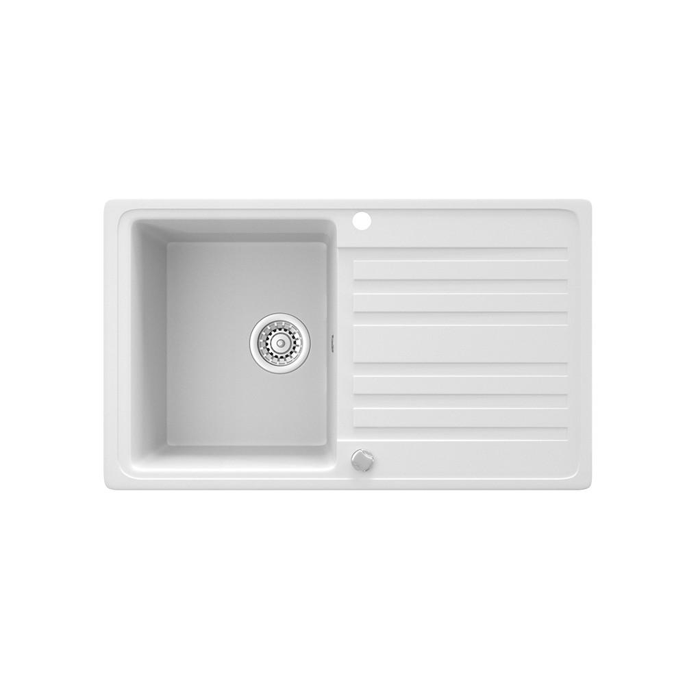 DISKB&Auml;NK Vit 76.5 x 46 cm med torkplats 19/76.5/46 cm