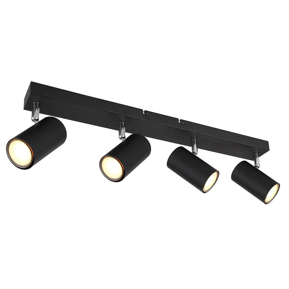 Globo Lighting Deckenleuchte Schwarz 6x12x56 cm