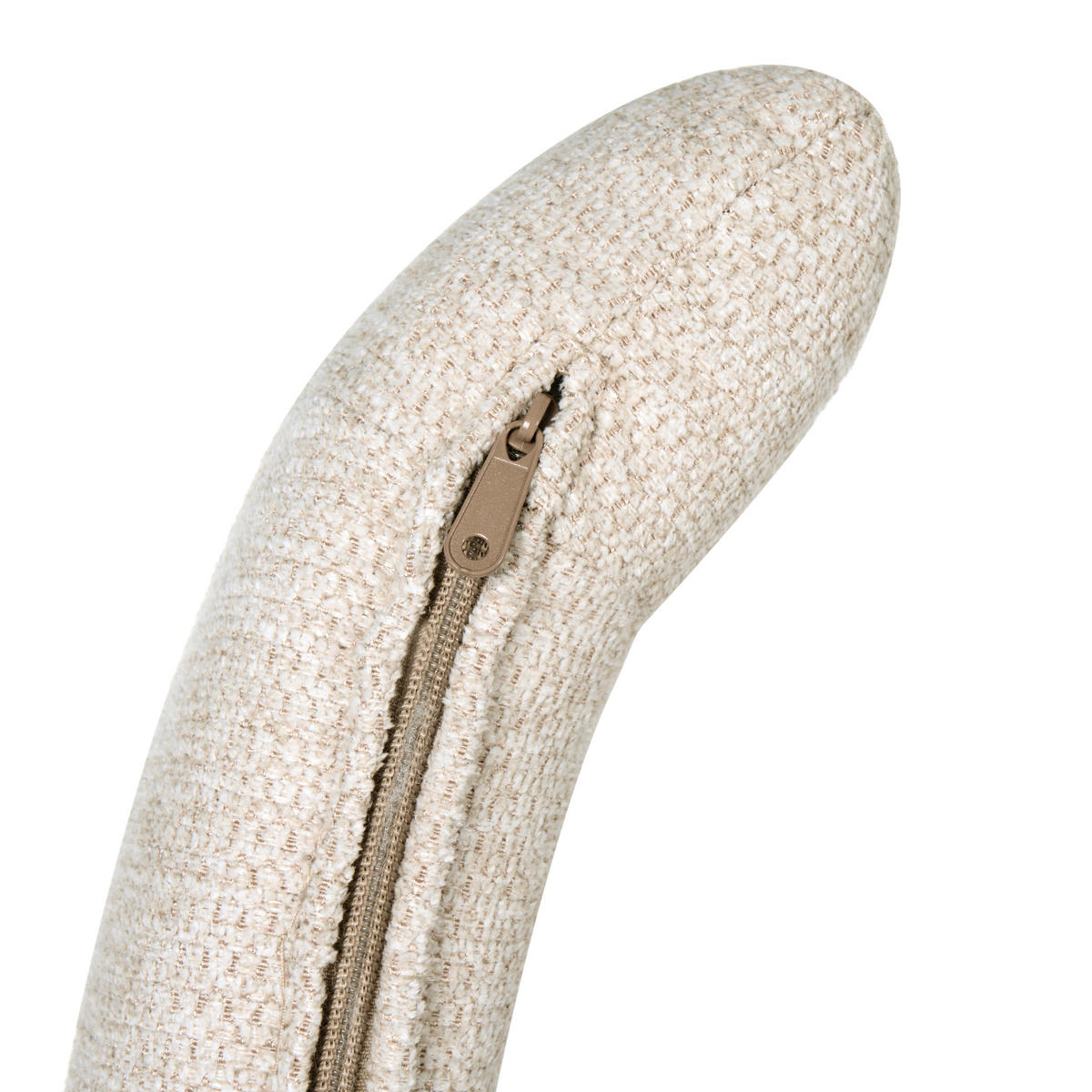 DREHSESSEL Hellbeige Lieksa - Beige, Textil (77/77/64cm) - Beliani