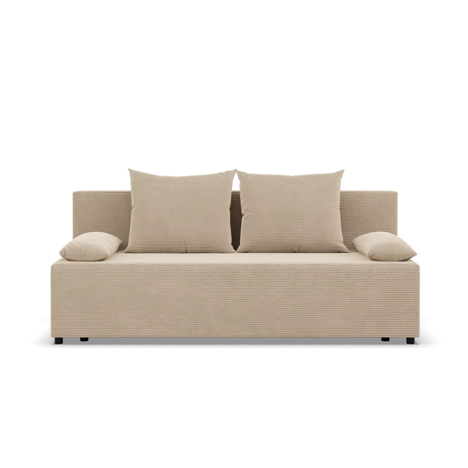 SOFA 3-SITZER MIT SCHLAFFUNKTION FERMO Beige - Beige, Textil (92/95/191cm) - Mebligo