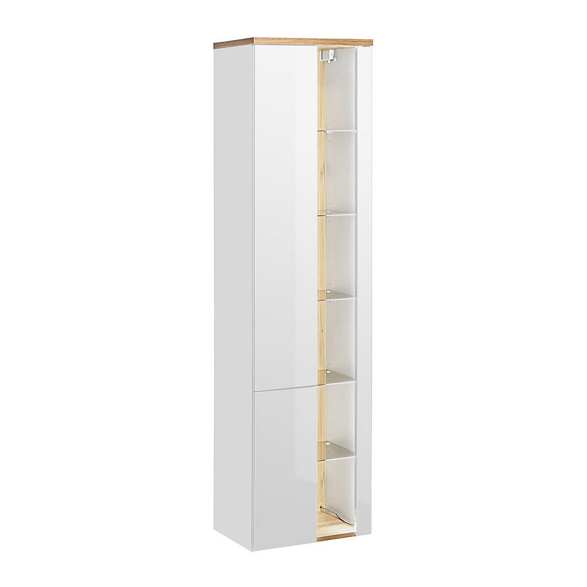 BADMÖBEL-SET 4-TLG. Bermuda-56 - Weiß, Holzwerkstoff (145/200/45cm) - Lomado