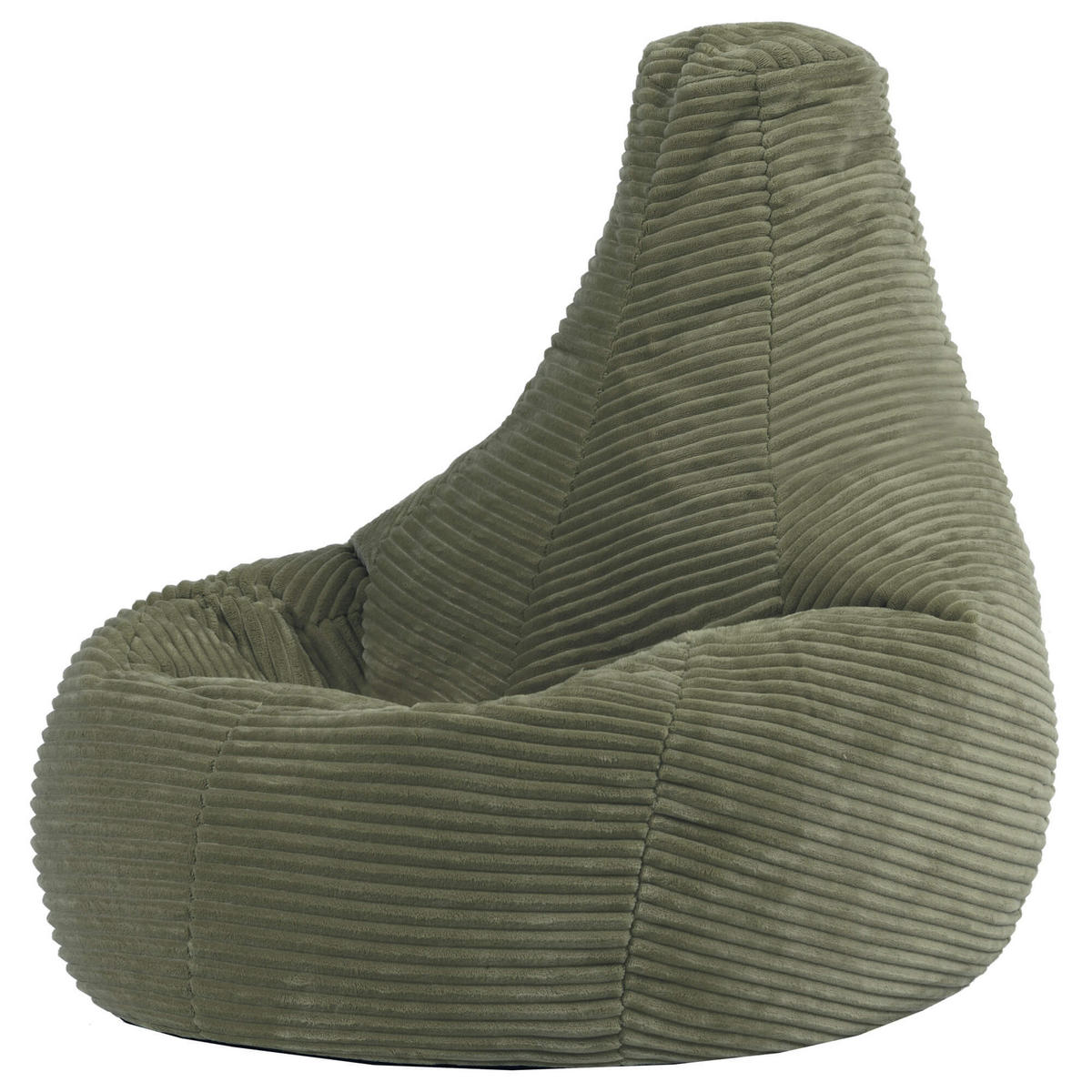SITZSACK für Kinder Sessel aus Cord 2-tlg. - Salbeigrün, Textil (69/59/65cm) - icon