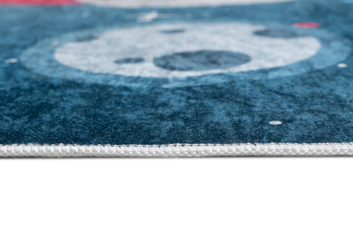 TEPPICH EMMA Blau 80/150 cm - Blau, Kunststoff (80/150cm) - Tapiso