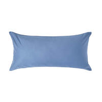 KISSENBEZUG Premium, Ägyptische Baumwolle, Fadendichte 1000 - Blau, Textil (40/80cm) - Homescapes
