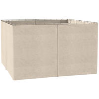 PAVILLONS aus Polyester 3x4 m in Beige mit 4 Seitenteilen - Beige, Textil (205/1/352cm) - Modfu