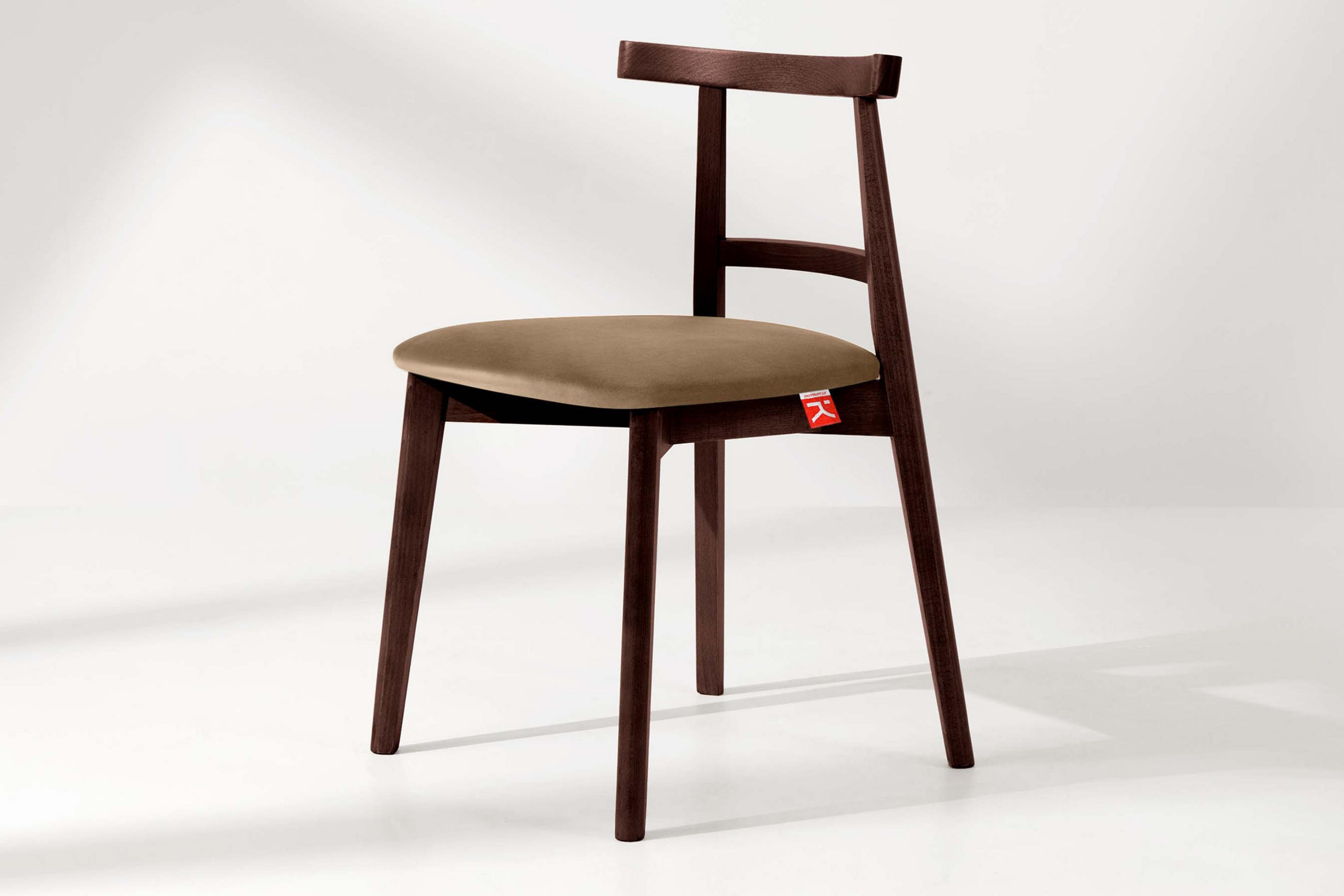 Thumbnail - Konsimo® Esstischstühle, Beige, Holz, Textil, 47x76x45 cm, Hergestellt in Europa, Esszimmer, Stühle, Esszimmerstühle, Vi...