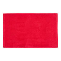 BADEMATTE Imperial 50/80 cm, Baumwolle - Rot, Textil (50/80cm) - Homescapes