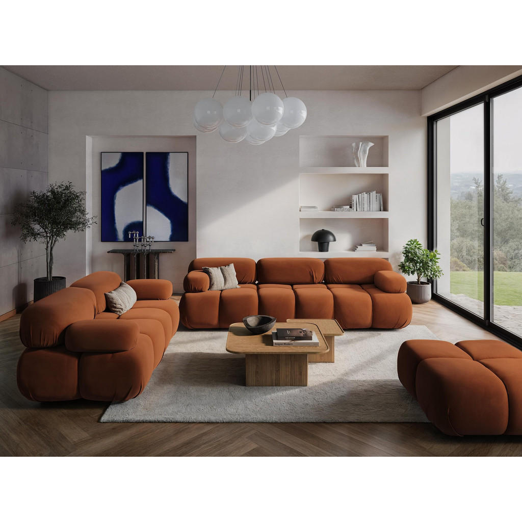 Thumbnail - Makamii 2-Sitzer-Sofa, Weiß, Textil, Füllung: Schaumstoff, 190x70x96 cm, Made in EU, Wohnzimmer, Sofas & Couches, Sofas,...