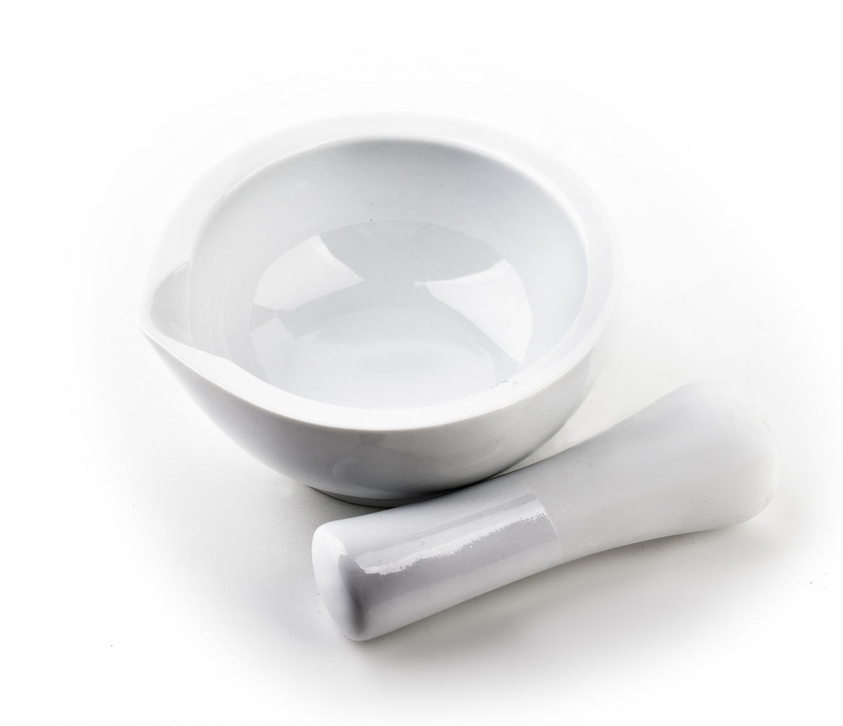 MÖRSER Basic Weiß 14/14/6.5 cm Keramik - Weiß, Keramik (14/6.5/14cm) - Mondex