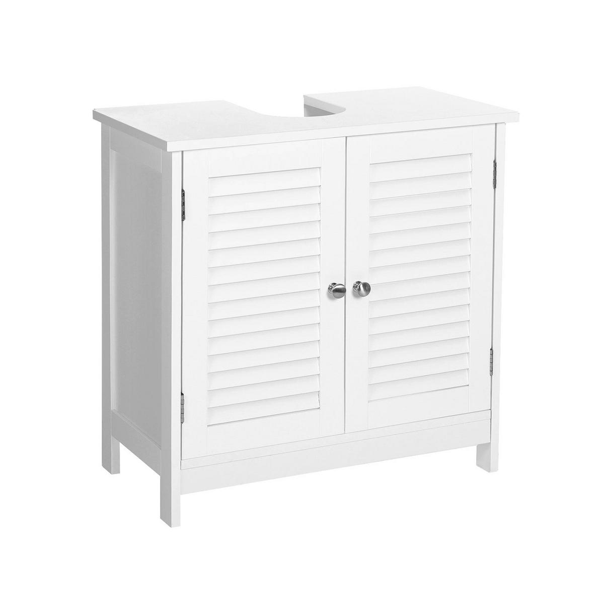 WASCHBECKENUNTERSCHRANK - Weiß, Holzwerkstoff (30/60/60cm) - Hansiro
