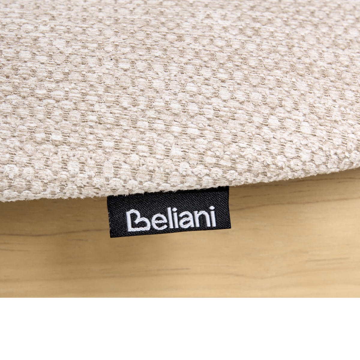 ESSZIMMERSTUHL 2er-Set Hellbeige Anoka - Beige/Braun, Holz (45/80/50cm) - Beliani