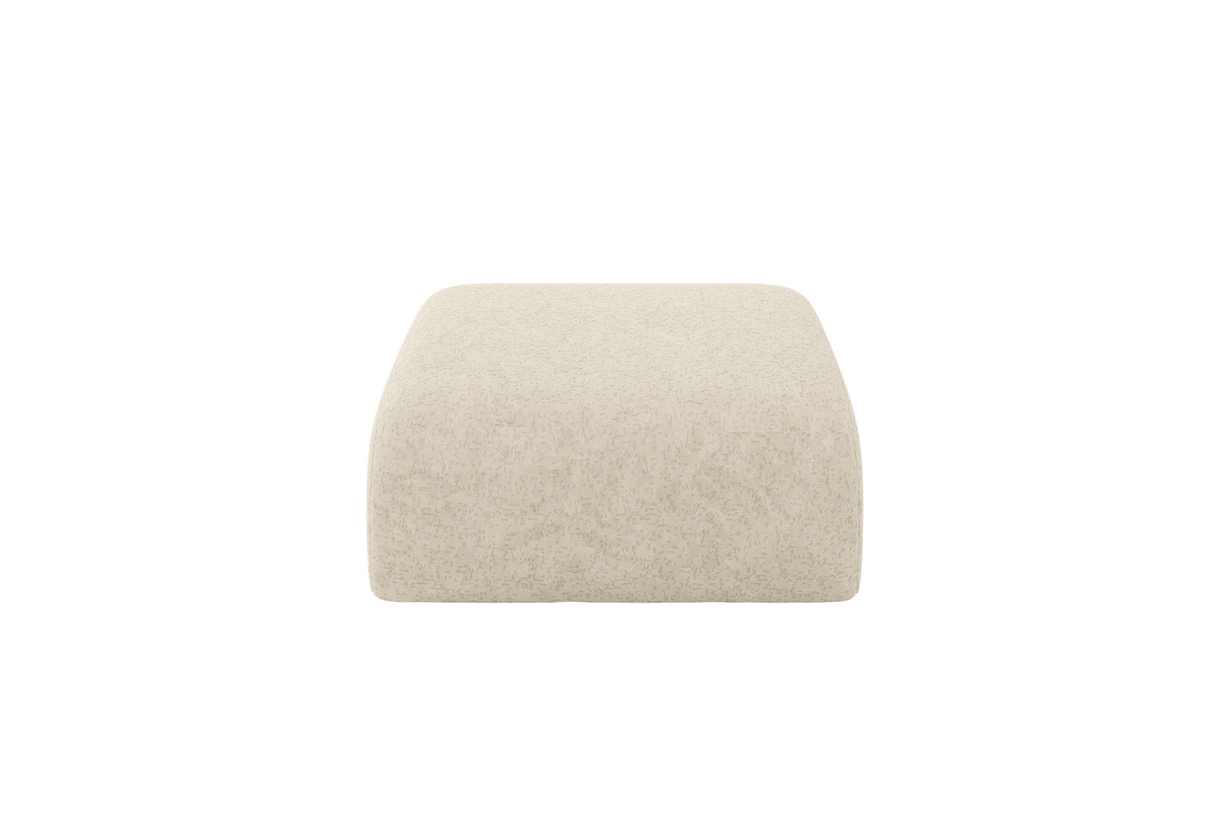 ALTDECOR MODULÁRNÍ TABURET MIRA-PUF 91x89x40 cm, krémový, velur