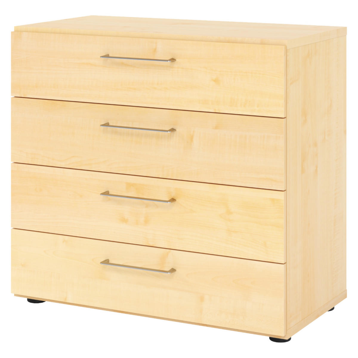SCHUBLADENSCHRANK - 4 Schübe 42/80/74,8 cm in Ahornfarben - Ahornfarben, Holzwerkstoff (80/74.8/42cm) - bümö