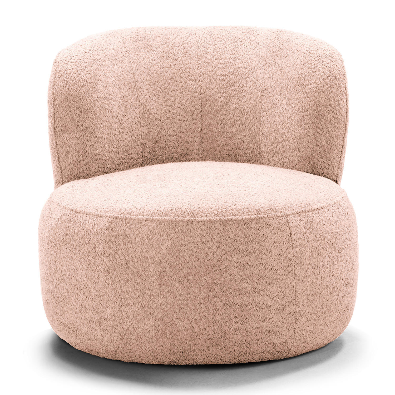 SESSEL - Mauve/Schwarz, Kunststoff/Textil (78/75/84cm) - home24