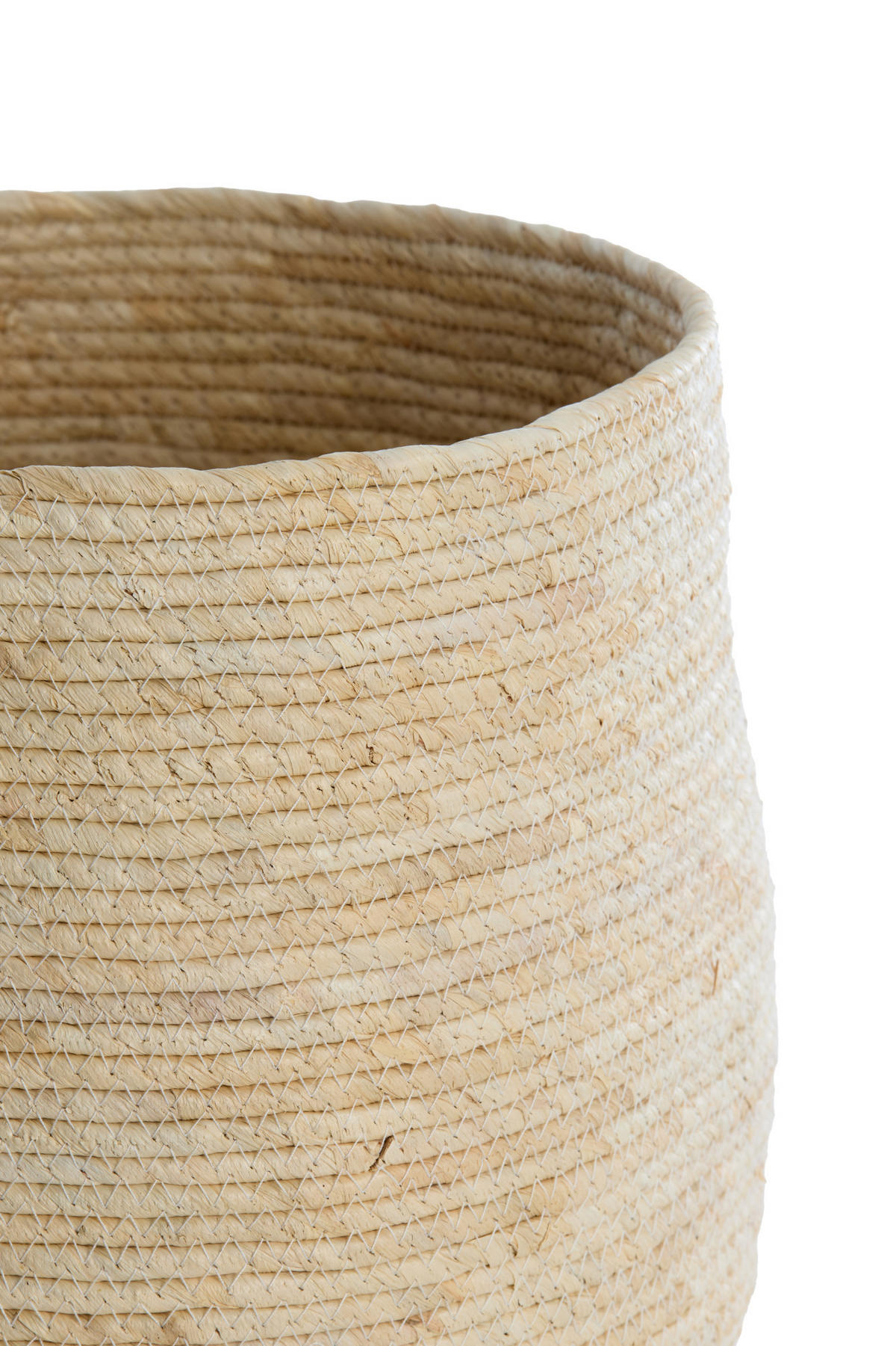 KORB Kenmare Braun Ø34/36 cm 3er-Set - Creme, Naturmaterialien (34/36/34cm) - Light & Living