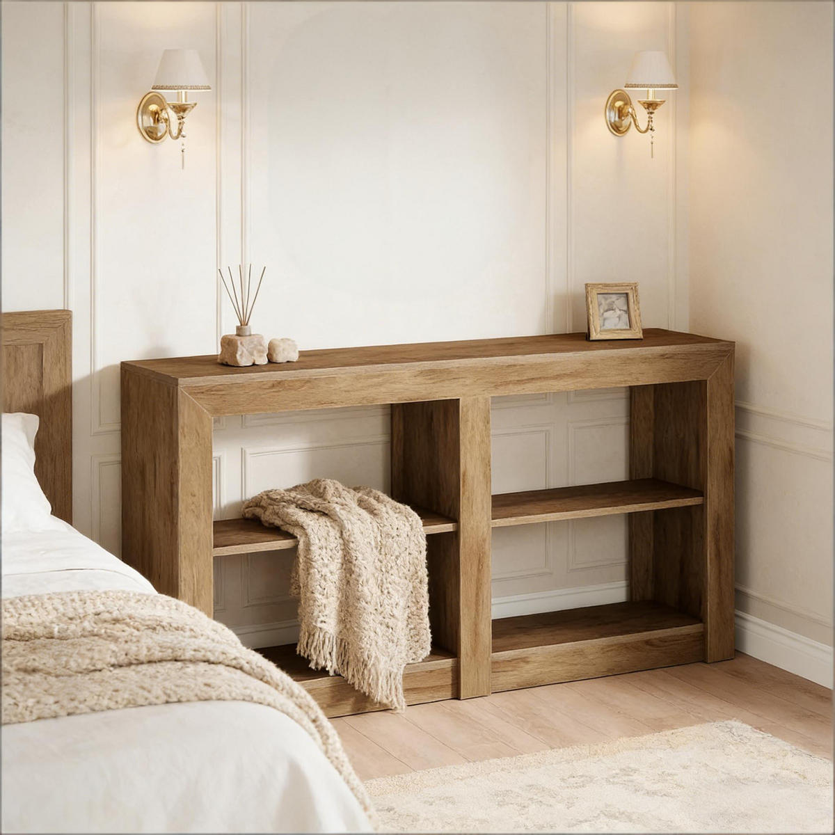 KONSOLENTISCH Braun 150/35/85 cm - Braun, Holzwerkstoff (35/150/85cm) - PANGIVO
