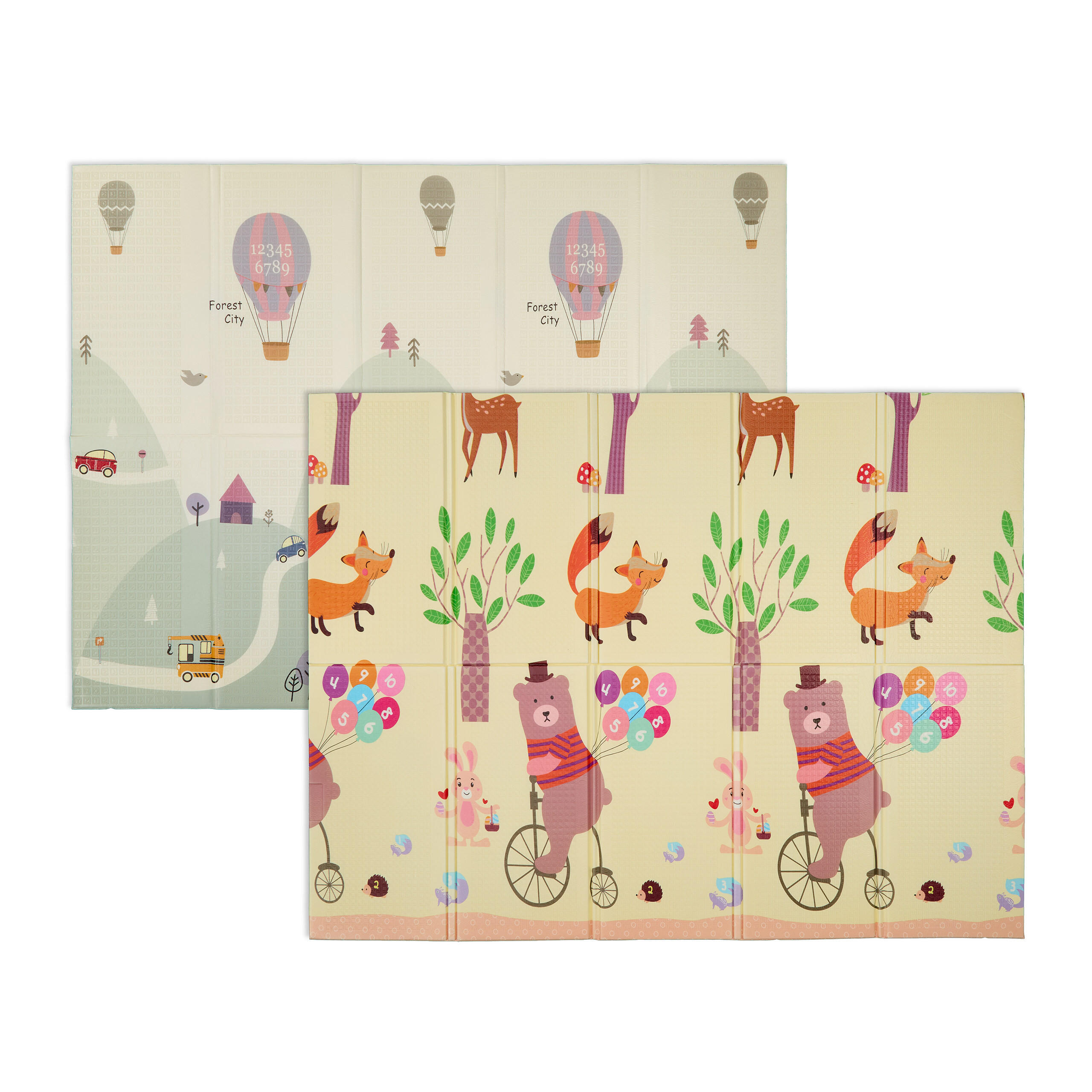 HRACIA podložka - viacfarebná, textil/plast (200/150cm) - Relaxdays