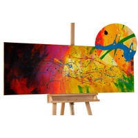 ÖLGEMÄLDE 150/50 cm - Multicolor, Holz/Textil (150/50cm) - KUNSTLOFT