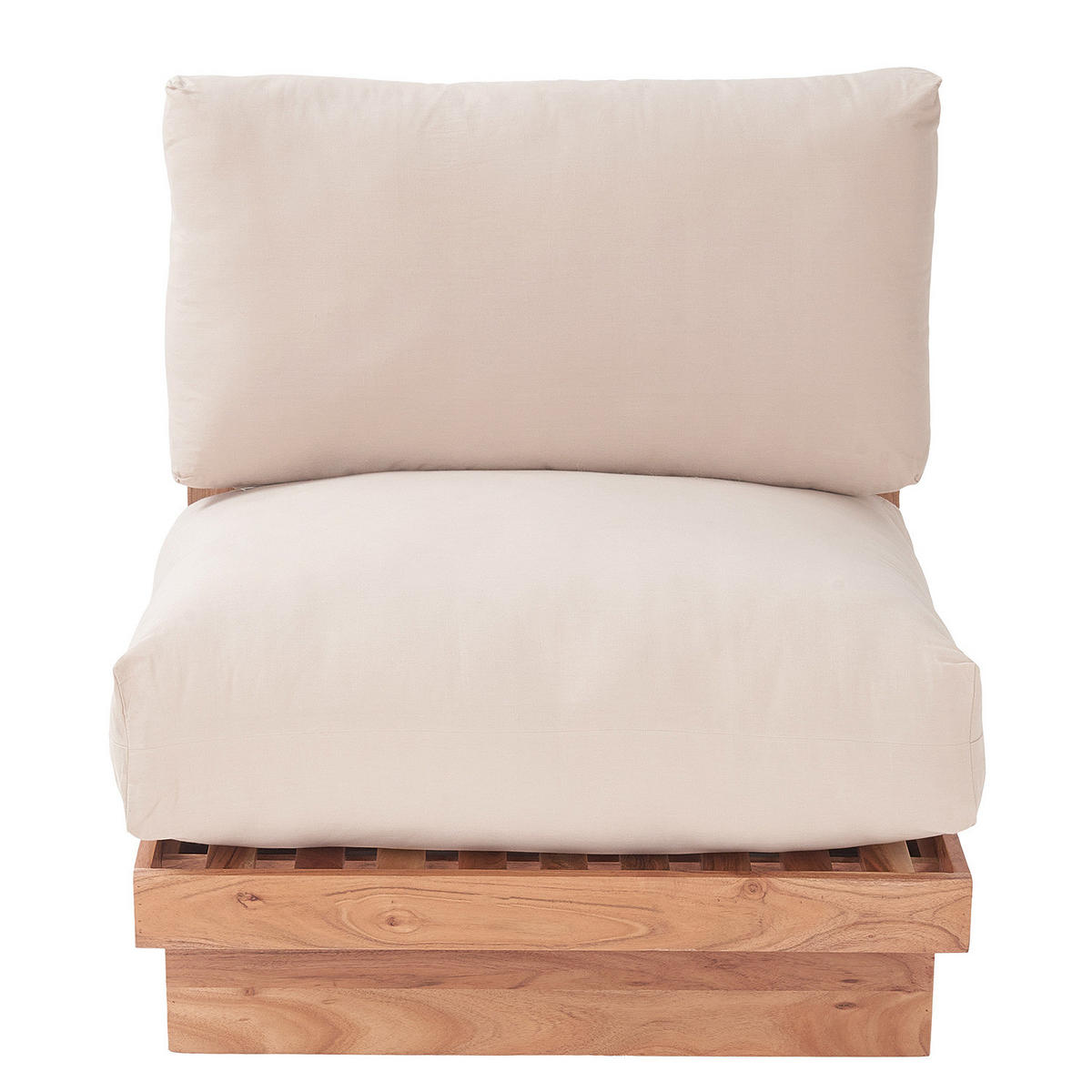 LOUNGESESSEL Dockland - Braun, Holz (76/68/66cm) - Butlers