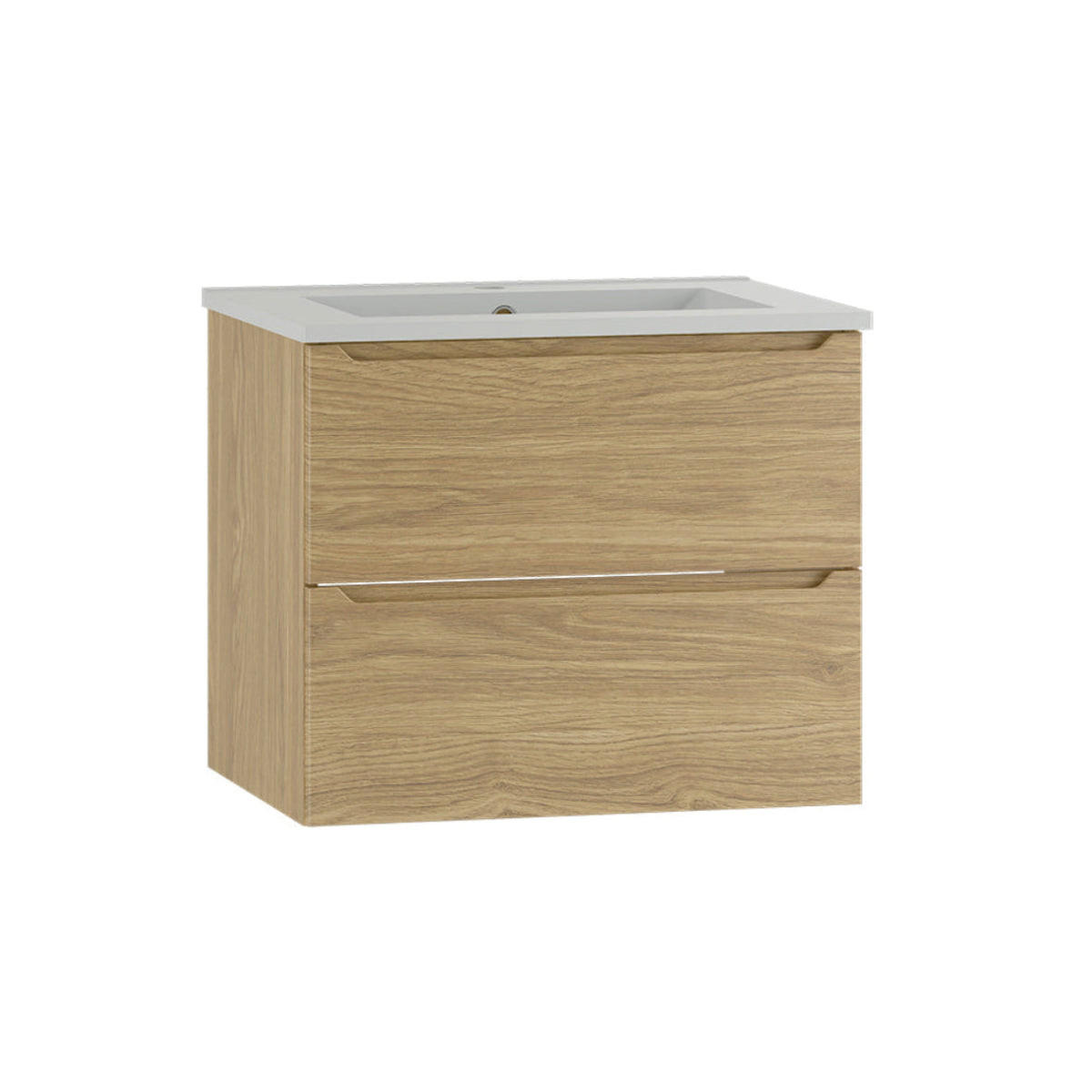 WASCHTISCH 60cm Viggo Holz - Braun, Holzwerkstoff (60/50/45.8cm) - Petits-meubles