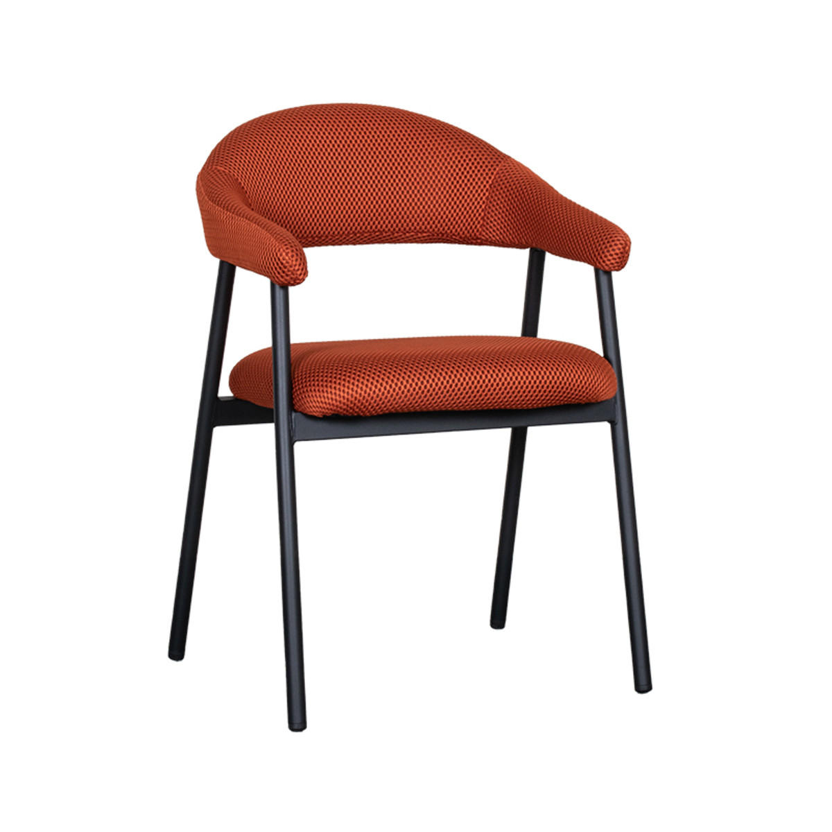 ESSZIMMERSTUHL Amaze Orange 54/54/80 cm 2er-Set - Orange, Textil (54/80/54cm) - LABEL51